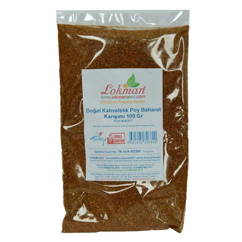 Kahvaltılık Poy Baharat Karışımı 100 Gr Paket 3