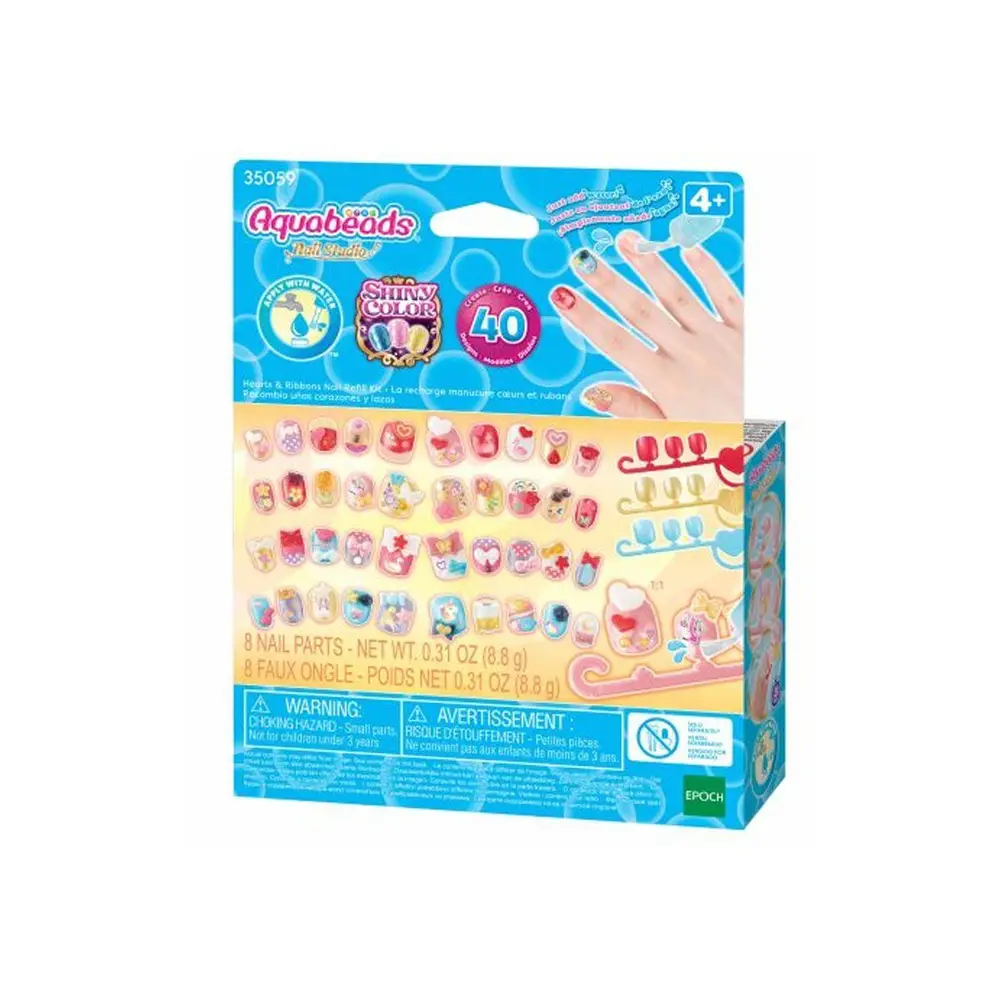 35059 AquaBeads Kalpler ve Kurdeleler - Yedek Tırnak Paketi +4 yaş 5
