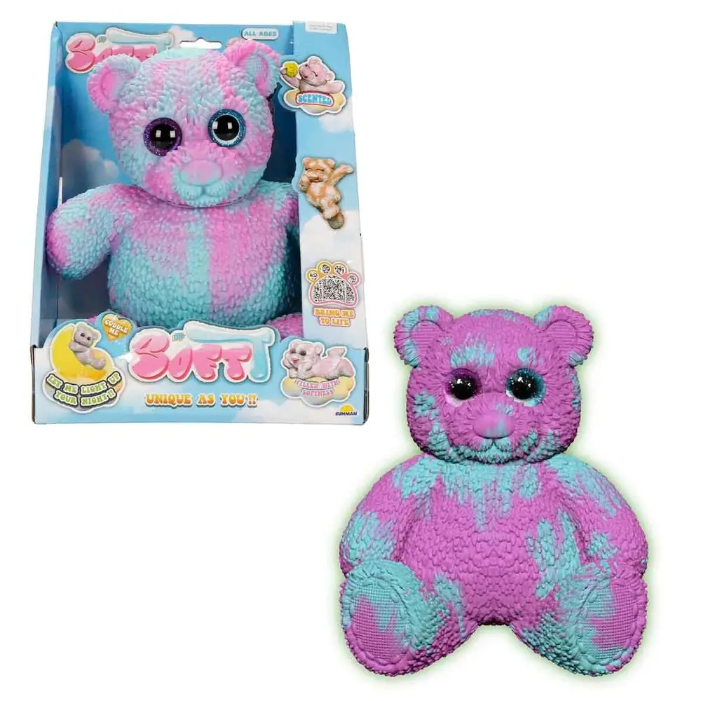 12331 SUN-BTF-FİGÜR SOFTT BEAR DELUXE KARANLIKTA PARLAYAN 3A 4