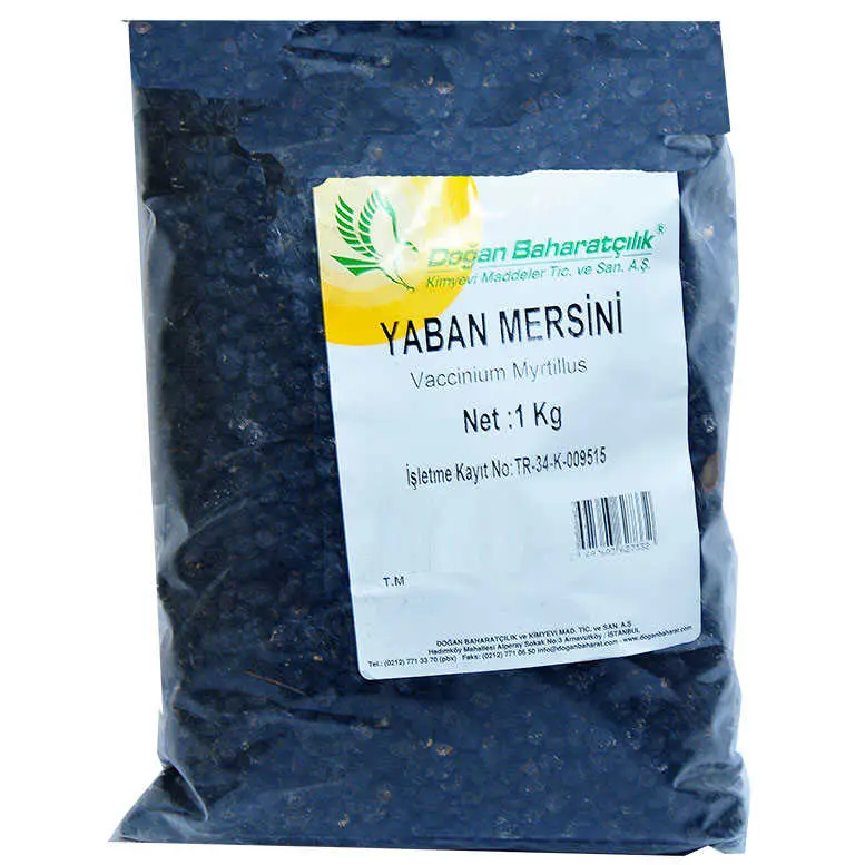 Acı Yaban Mersini Siyah Doğal 1000 Gr Paket 2