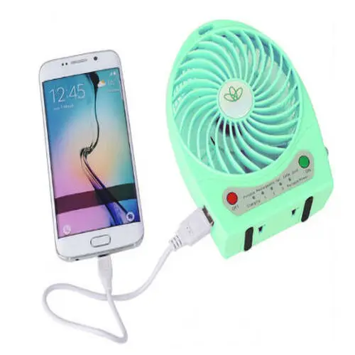 Şarjlı Taşınabilir Mini Fan - Vantilatör 2