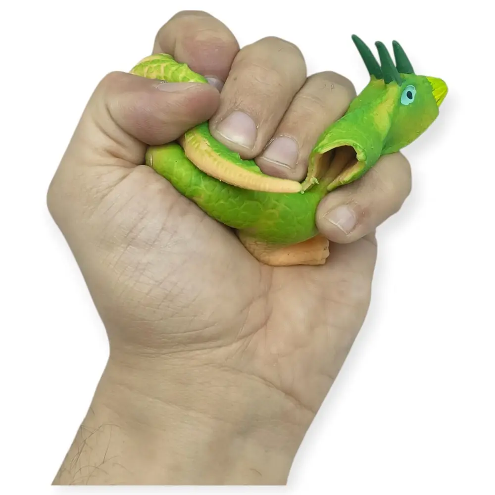 Fidget Oyuncak - Streç Dinazor Figürü 18 cm - Triceraptors - 1 ADET 3