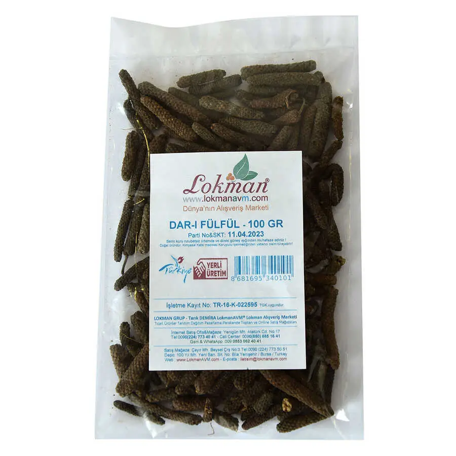 Doğal Darı Fülfül - Uzun Biber 100 Gr Paket 3