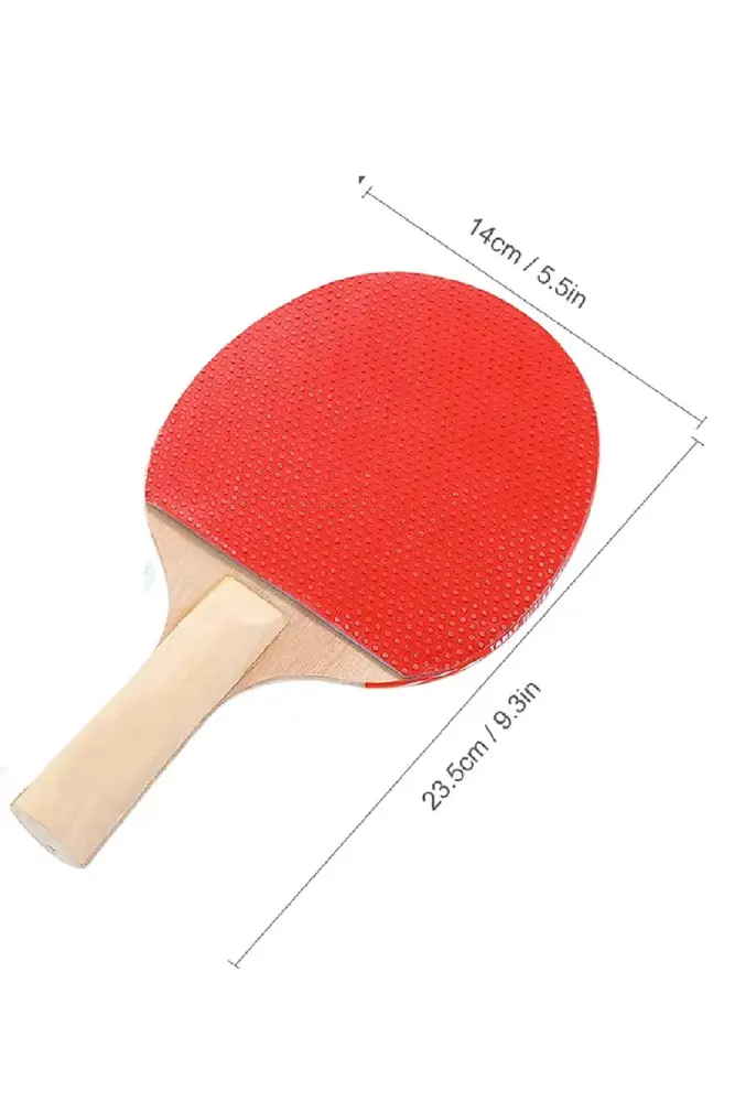 Ping Pong Masa Tenisi Seti Tenis Raketi Seti 2 Raket + 3 Ping Pong Topu Spor Aksesuarları