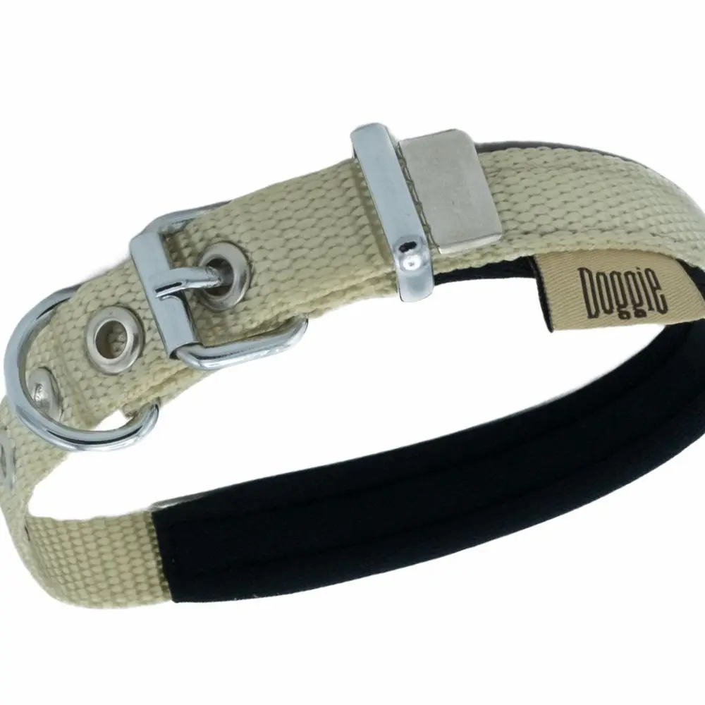 Softlu Köpek Boyun Tasması 1,5 cm x 30 cm Haki 4