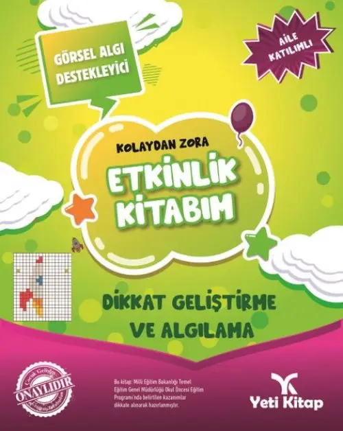 Kolaydan Zora Etkinlik Kitabım - Dikkat Geliştirme ve Aılama
