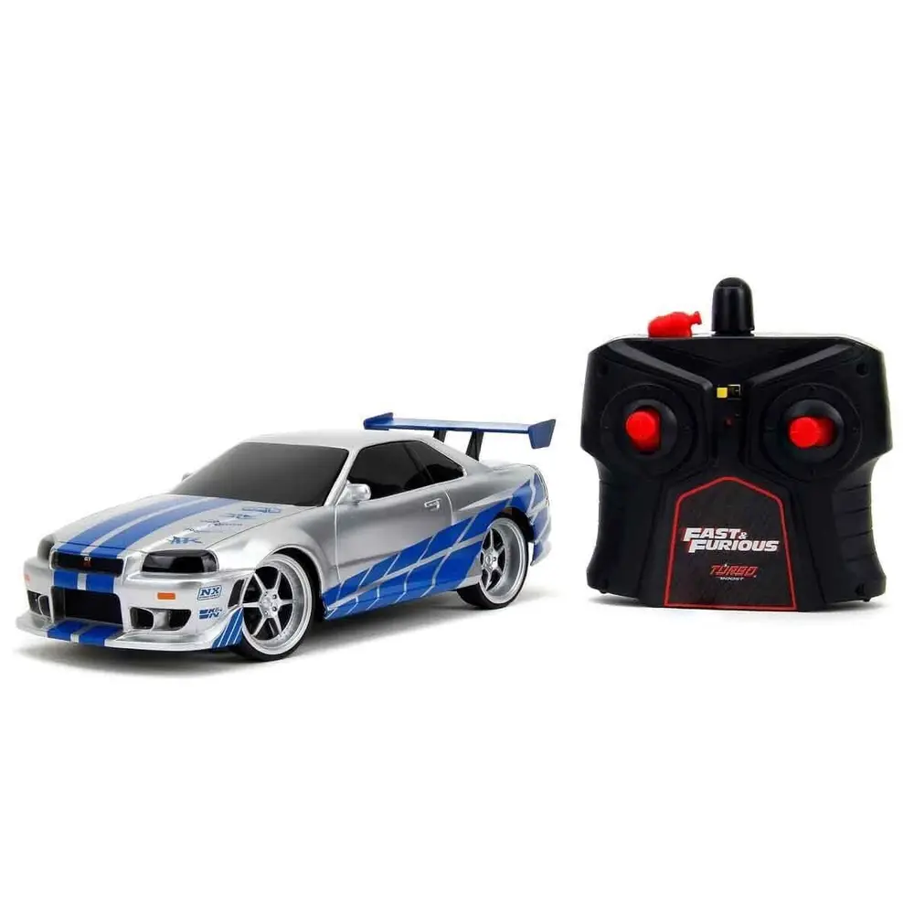 9772 SUN-SIM-JDA-RC ARABA 1 24 FAST FURIOUS NISSAN SKYLINE GTR 2 4 GHZ FASTF 2