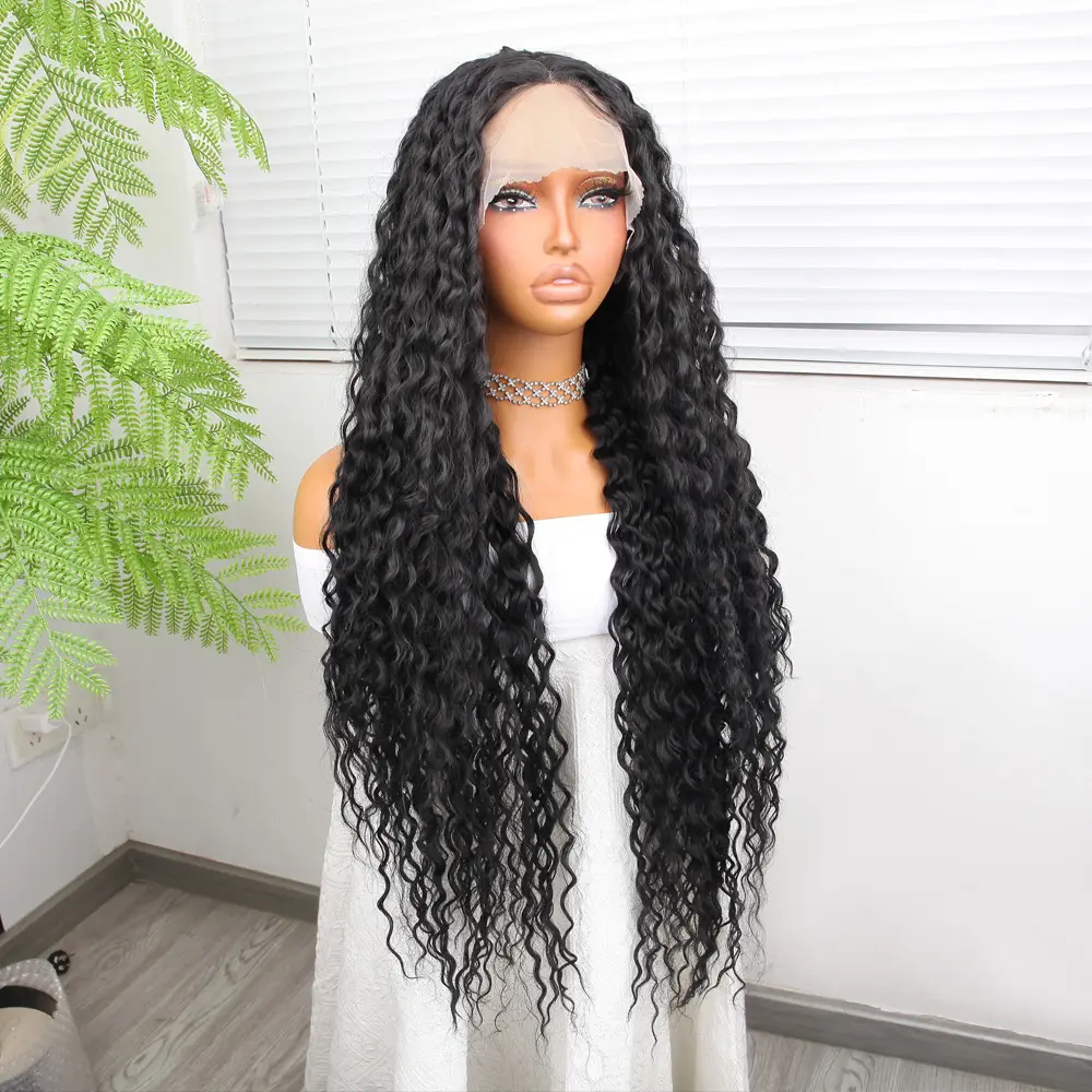 Afro Daa Siyah Fiber Sen Tül Peruk 2