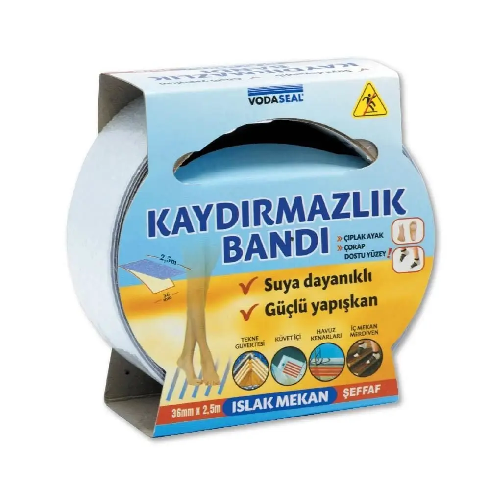Islak Mekan Kaydırmazlık Bandı 36 mm 2,5 Metre 2