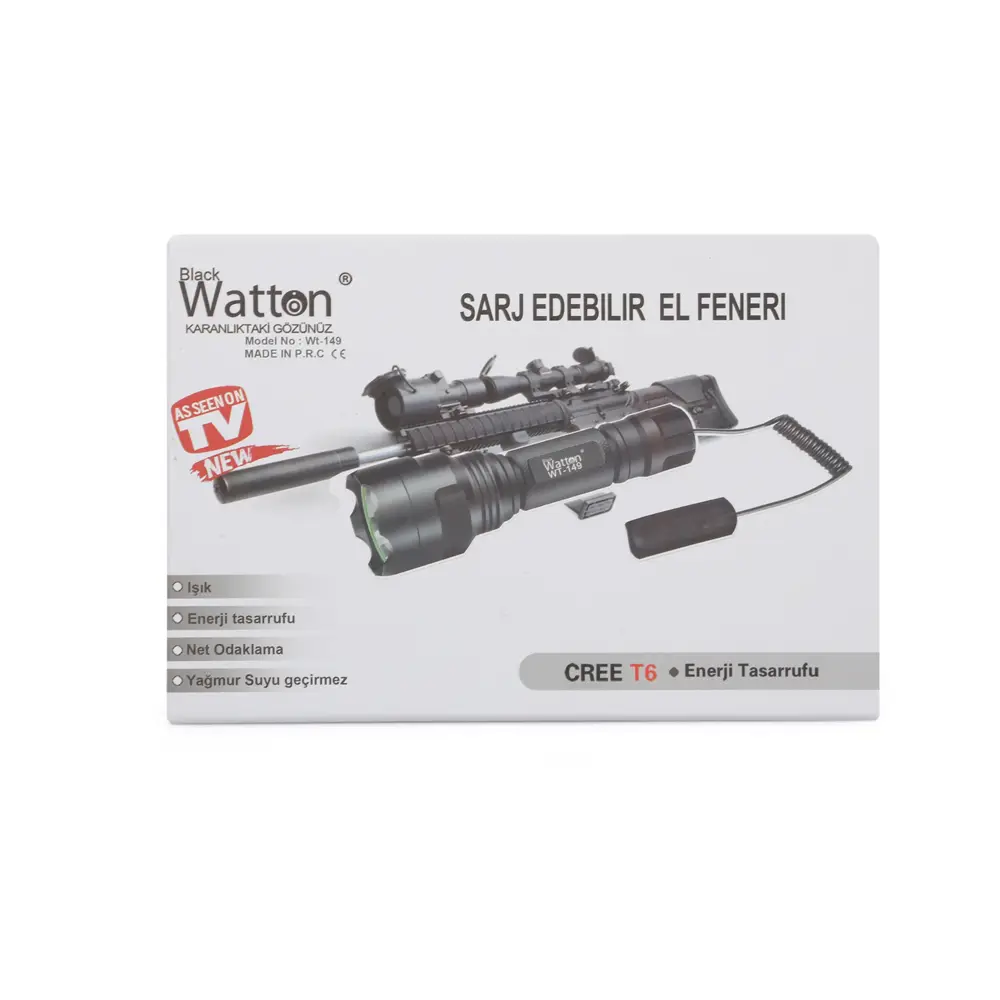 Güçlü Aparat Uyumlu Şarjlı Fener Wt-149 2
