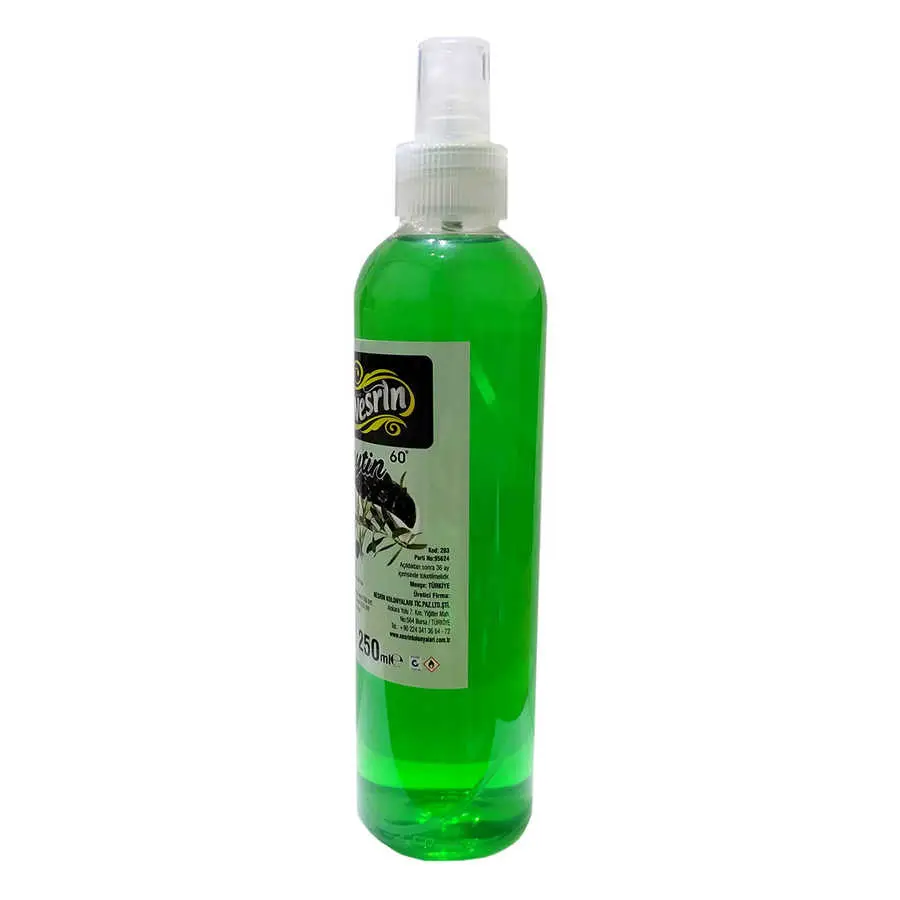 Zeytin Kolonyası 60 Derece Pet Şişe Sprey 250 ML 3