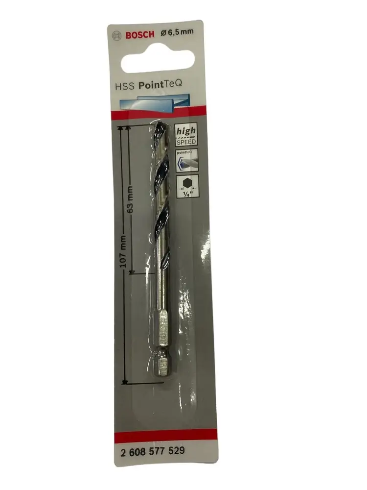 Pointteq Altıgen Şaftlı Hss Matkap Ucu 6,5 mm 2