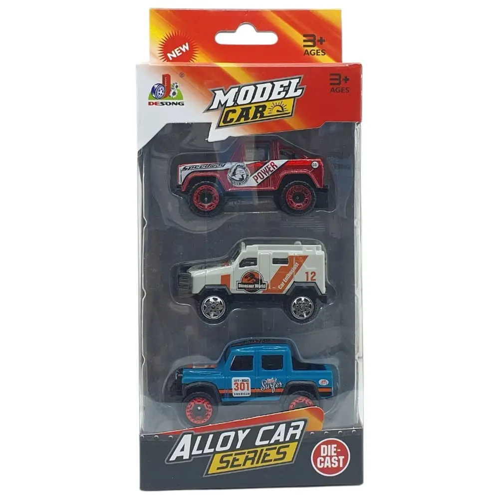 3'lü Araba Off-Road Seti - Die Cast - DS045 - 1 ADET 5