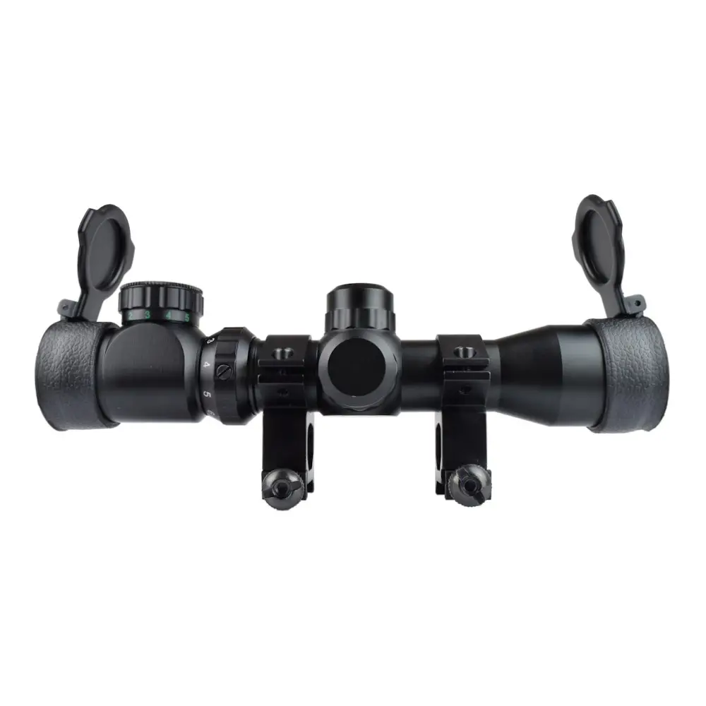 2-6x28 Zoomlu Tüfeği Dürbünü Hedef Çizgili Çift Işıklı 5