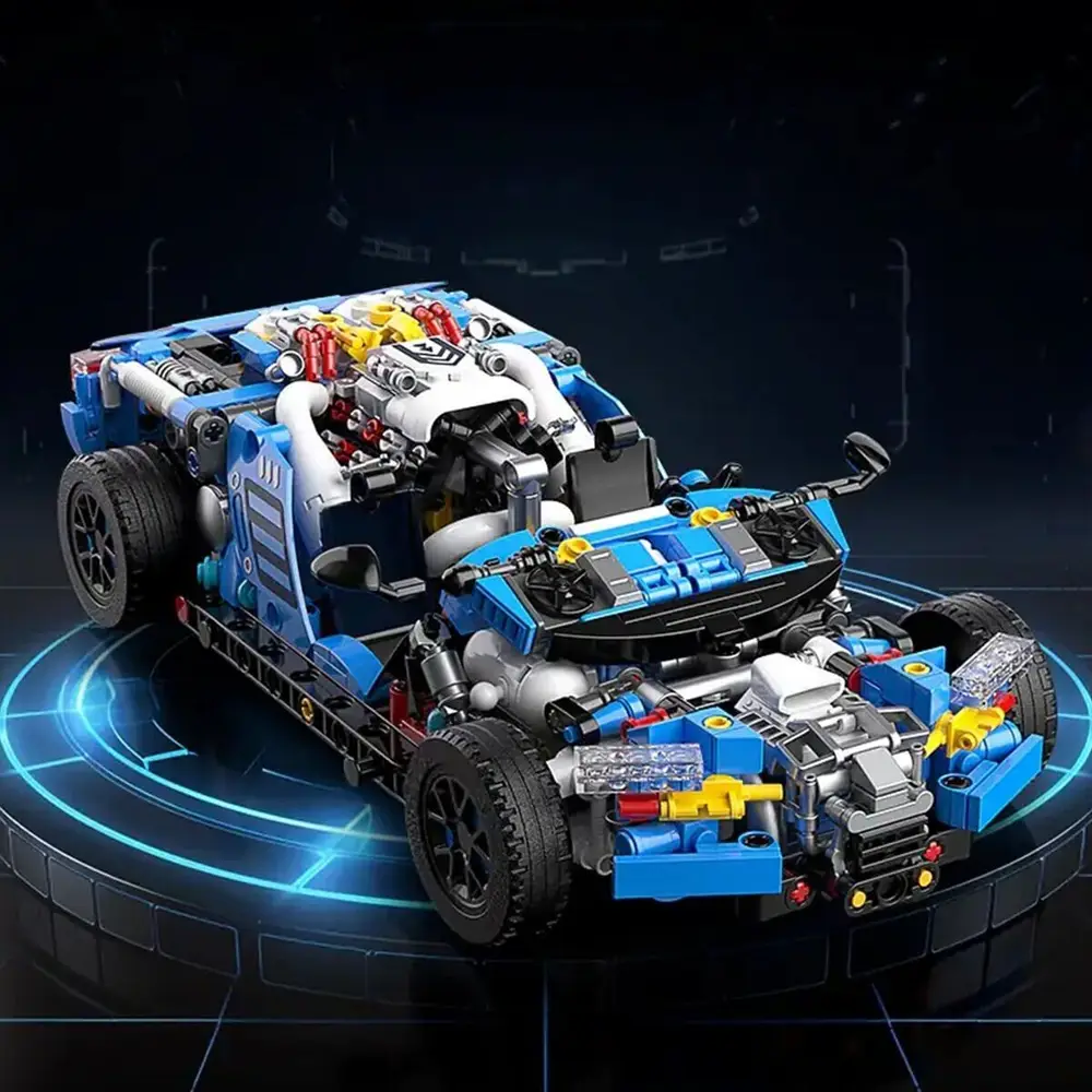 JK8808 JAKİ MEKANİK BUGATTİ MODEL ARABA 798 PARÇA BLK OYUNCAK 2