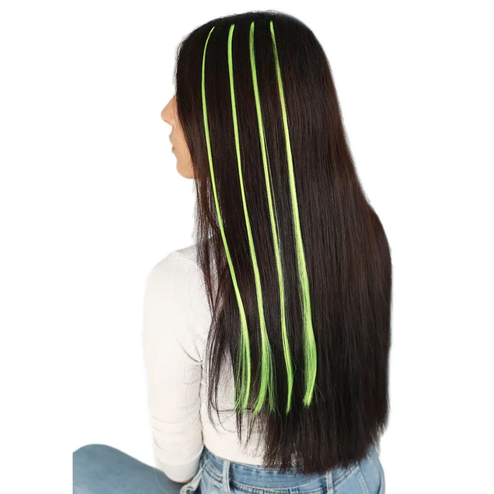 Fiber Sen Boncuk Kaynaklık Renkli / Neon Sarı / 100 Adet 2