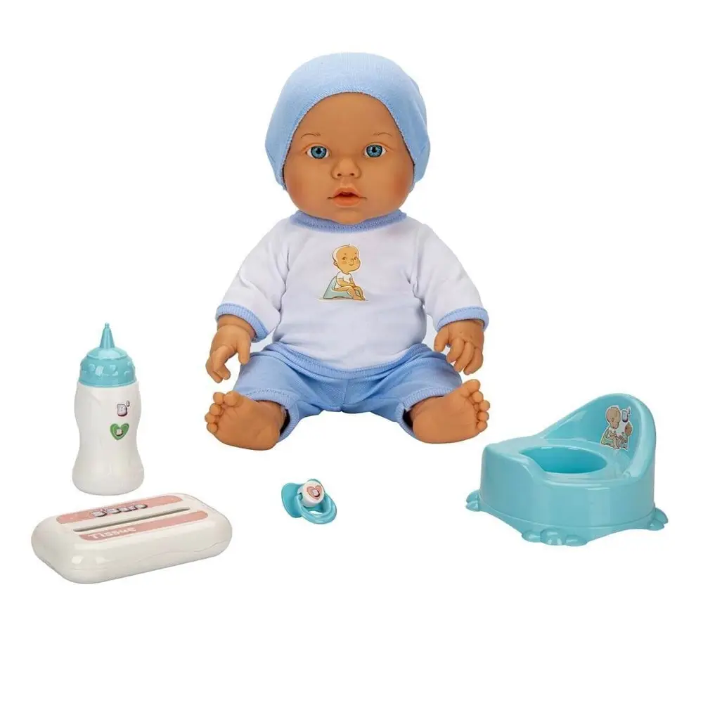 1030141 Sesli Bebelou Tuvalet Zamanı Bebek Seti 32 cm -Sunman 5