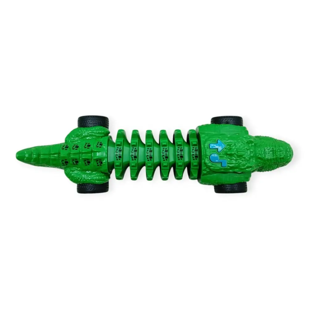 Timsah Araba - Otomatik Hareketli Sesli Işıklı 32 cm - Yeşil Gerçekçi Timsah - 1 ADET 5