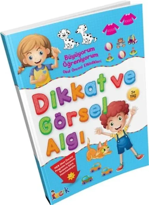 Büyüyorum Öğreniyorum Okul Öncesi Etkinlikleri Dikkat ve Görsel Aı