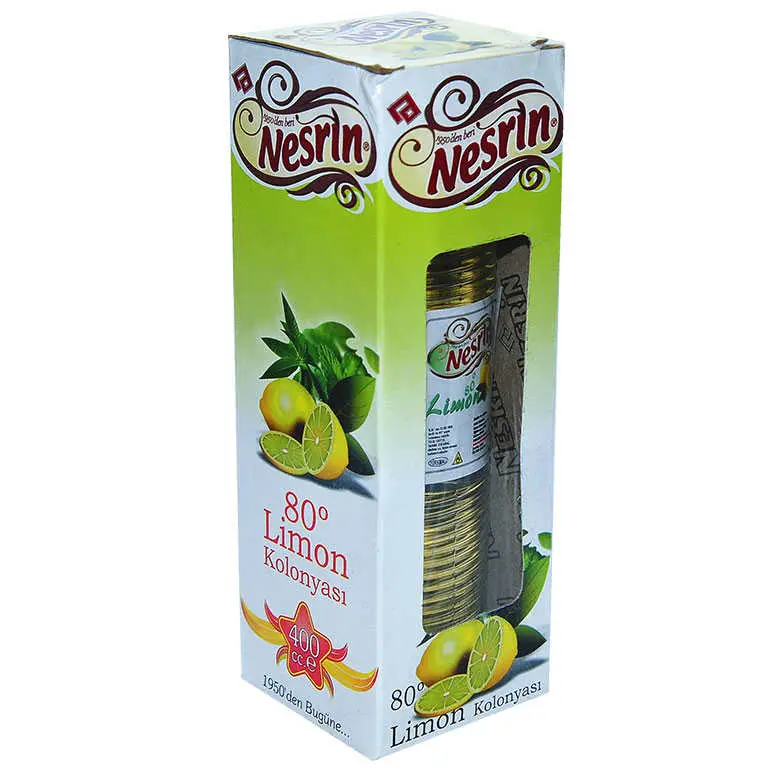 Limon Kolonyası Kutulu 80 Derece Pet Şişe 400 ML 4