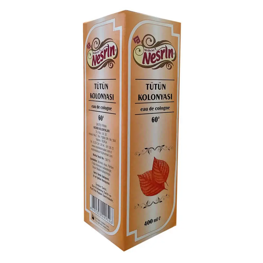 Kolonyası 60 Derece Kutulu Pet Şişe 400 ML 5