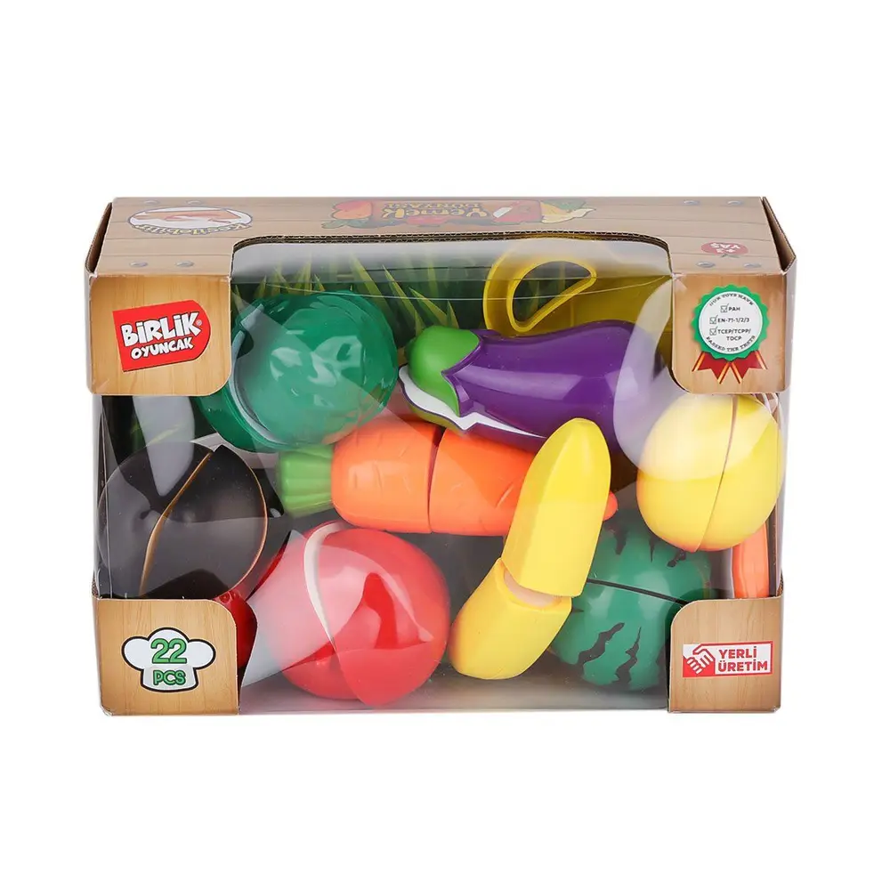 URT007-KUTU-2AB 22 PCS KESİLEBİLİEN SEBZE MEYVELER 2