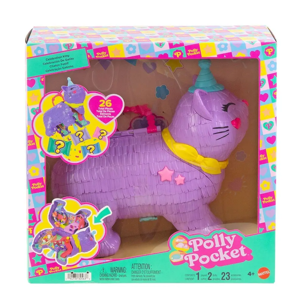 JFT90 Polly Pket Parti Kediciği Oyun Seti 6