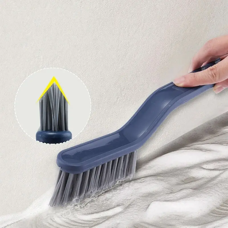 Cımbızlı Fırça Çok Amaçlı Kademeli Kesim Uçlu Banyo Klozet Kenarı Pencere Temizleme Aparatı 3