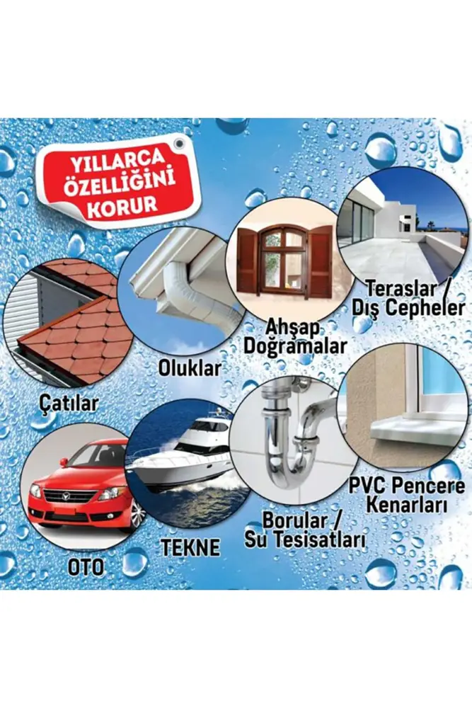 Leak Fix Kauçuk İzolasyon Spreyi 396 gr Beyaz 4