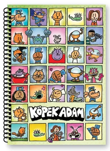 Köpek Adam Çizgili Defter-4
