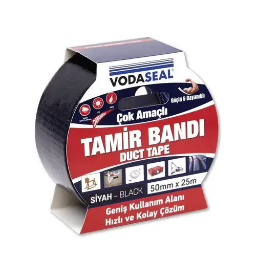 Duct Tape Tamir Bandı 50 mm 25 Metre Siyah