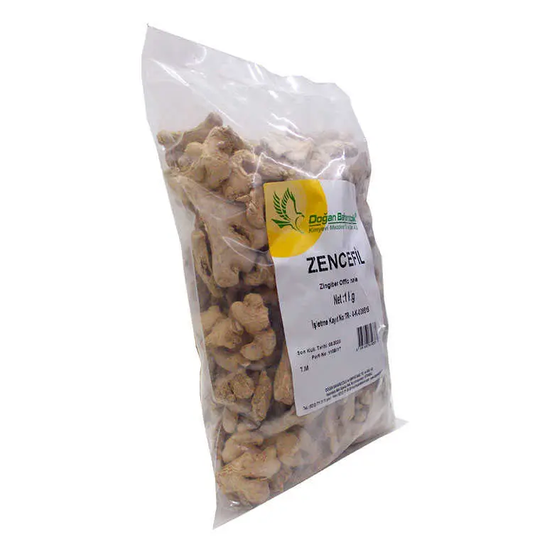 Zencefil Kökü Tane Doğal 1000 Gr Paket 5