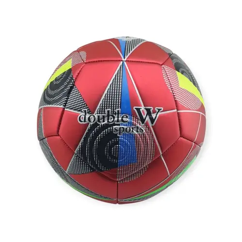 Futbol Topu Dikişli 420 gr No:5 - FB-490-KIRMIZI - 1 ADET