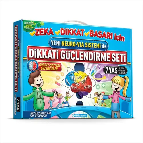 Dikkati Güçlendirme Seti 1. Sınıf – 7 yaş Neuro-Via