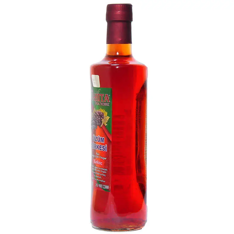 Üzüm Sirkesi Doğal Katkısız Cam Şişe 500 ML 3