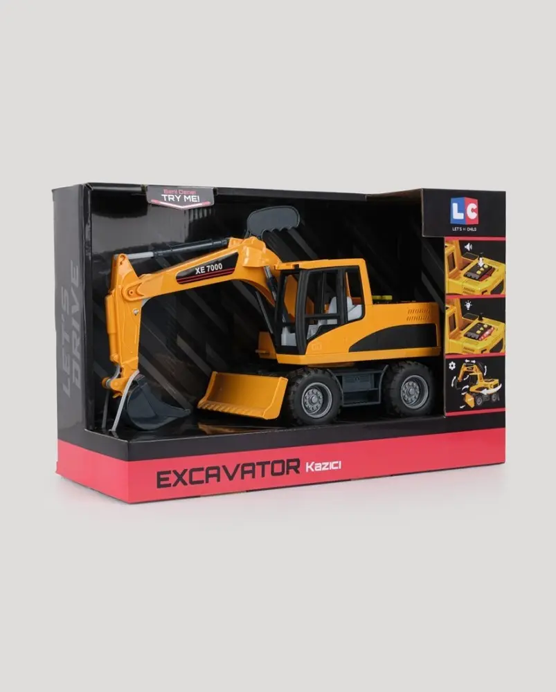 LC Sesli ve Işıklı Excator - LC-31324 - 1 ADET 5
