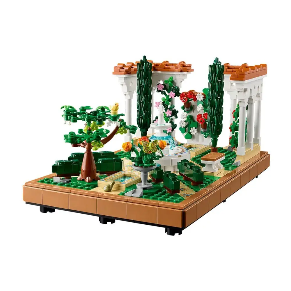 10359 Lego icons Çeşmeli Bahçe - Fountain Garden 1302 parça +18 yaş 3