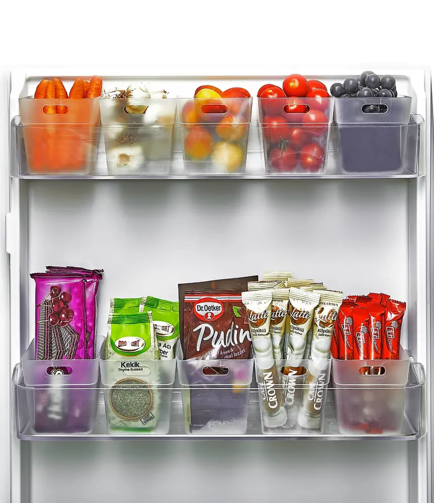 12 li Buzdolabı İçi Mini Düzenleyici Kutu Organizer - Buzdolabı Kapak Düzenleyici 2