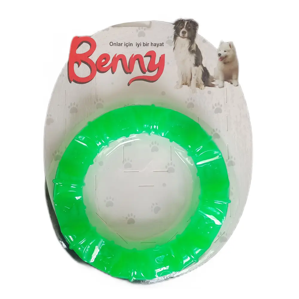 Benny Köpek Oyuncağı Yuvarlak Şekilli 11,5 cm Yeşil 4