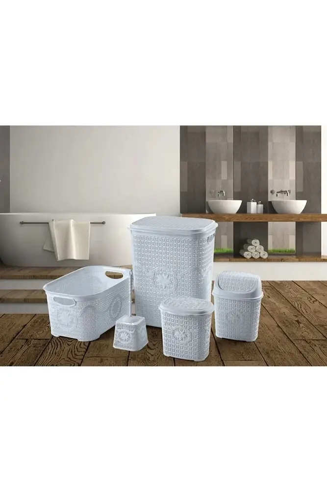 Çeyiz Seti Rattan 5 Parça Örgülü Çeyiz Seti 2