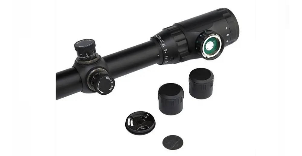 6-24x50 AOE Dürbünü Çift Işık Kırmızı Yeşil Kaynaklı Zoomlu 2