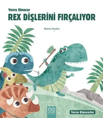 Yru Dinozor Rex Dişlerini Fırçalıyor