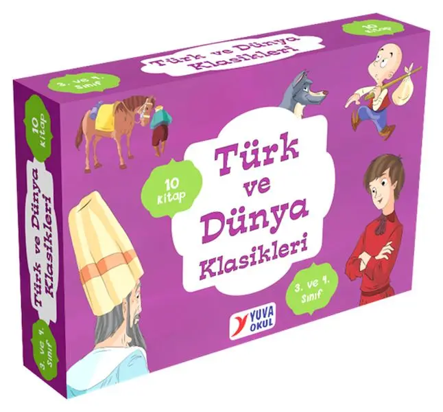 3. ve 4. Sınıflar için Türk ve Dünya Klasikleri (10 )