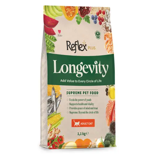Reflex Plus Longevity Hipoalerjenik Yetişkin Kedi sı 1,1kg