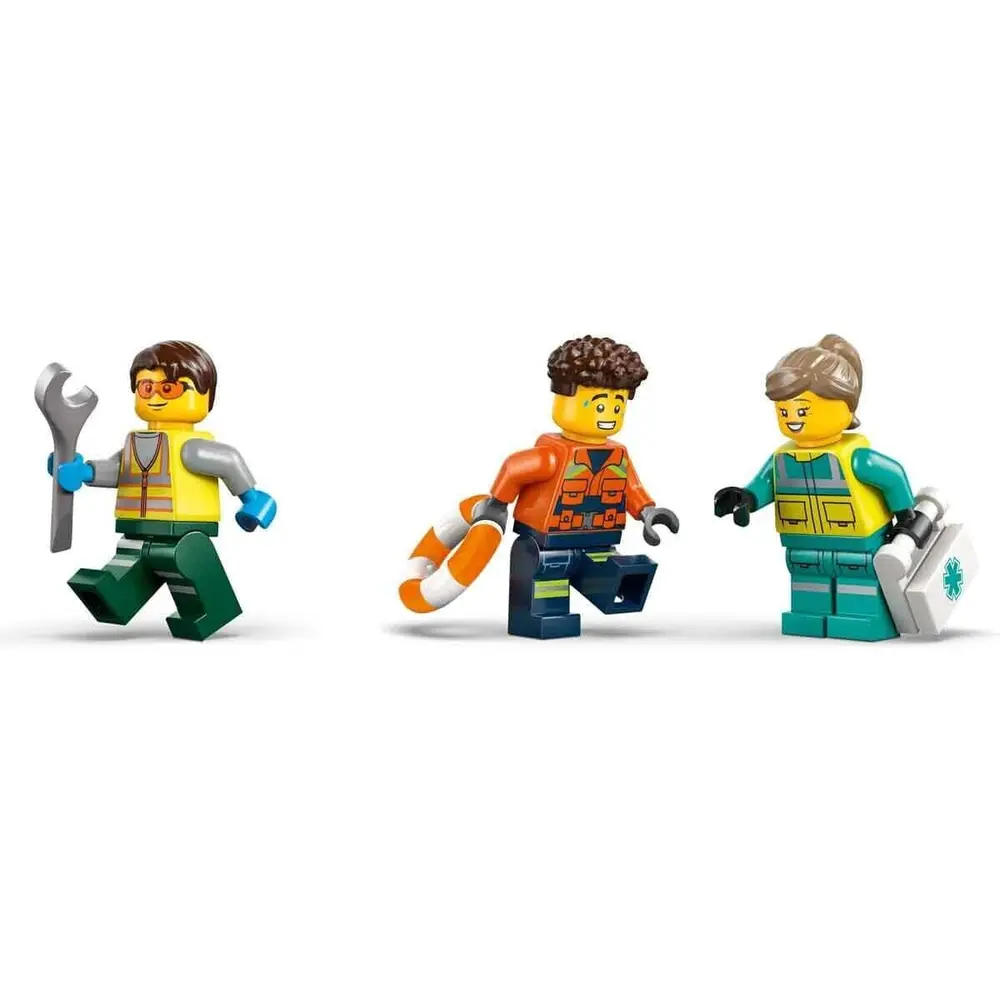 60505 Lego City Uçak, Servis Kamyonu ve Hoverkraft 990 parça +7 yaş 4