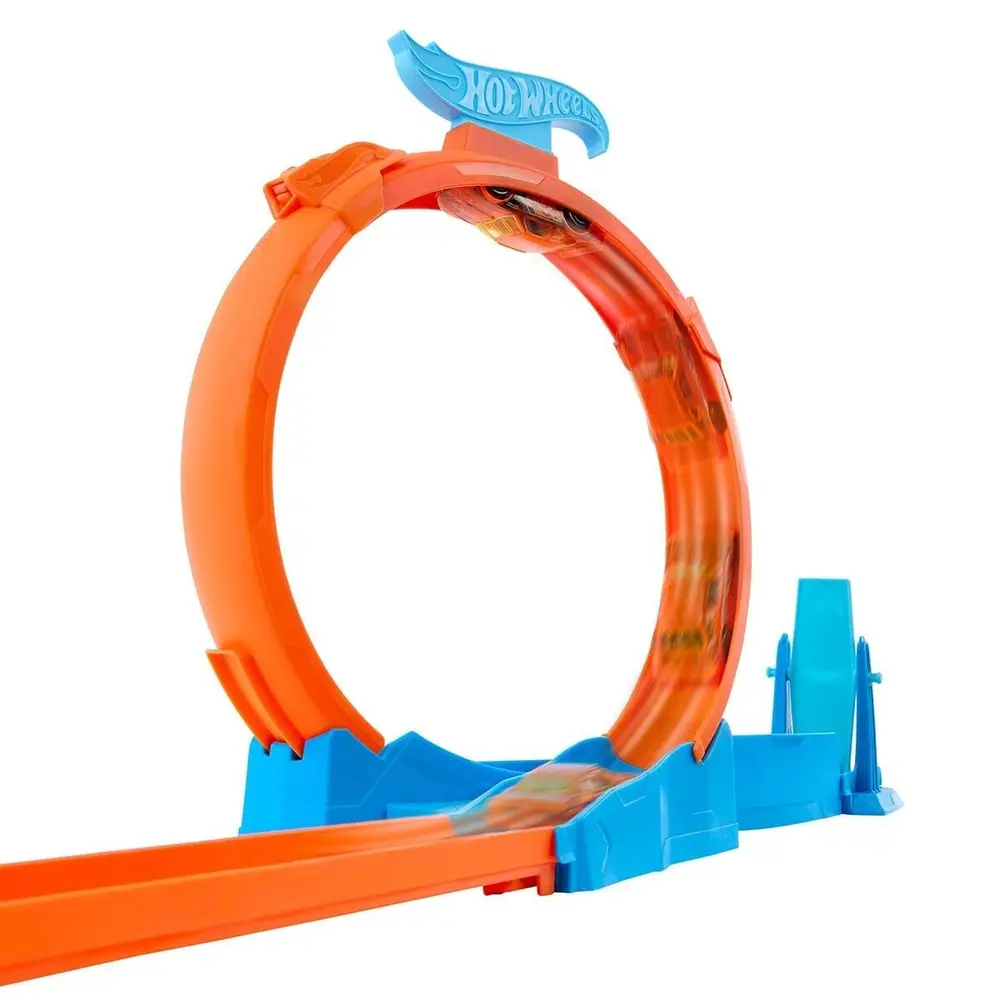 JDW39 Hot Wheels Track Creator Triple Loop Speed Kit 4