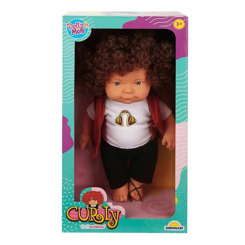 30151 Sunman, Curly Kıvırcık lı Bebek 35 cm 2