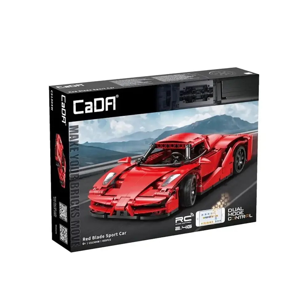 C51304W CADA RED BLADE SPORT CAR 405 PARÇA BLK OYUNCAK 5
