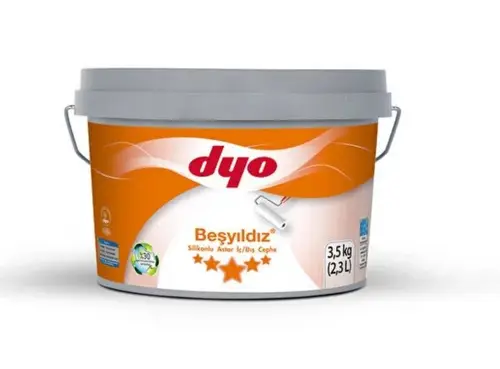 Beşyıldız Silikonlu İç Dış Astar 3,5 Kg Beyaz