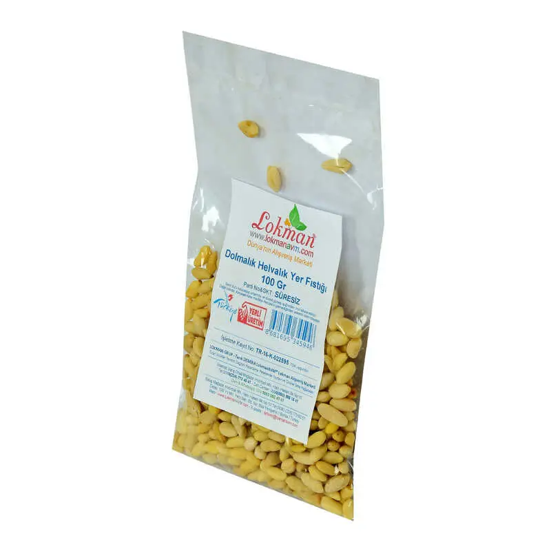 Dolmalık Helvalık Yer Fıstığı 100 Gr Paket 4